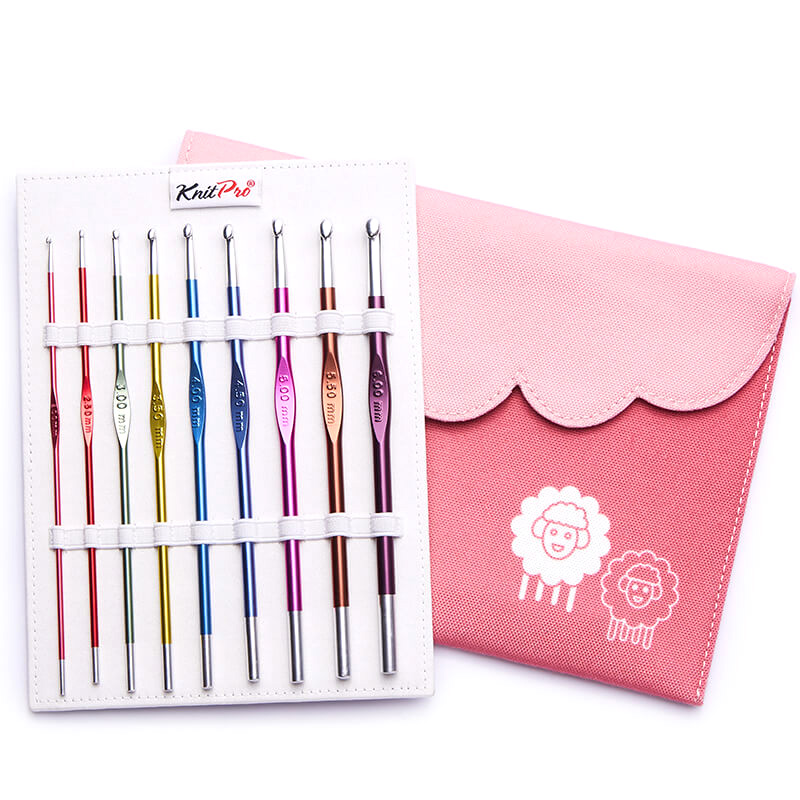 knit pro zing crochet hook set