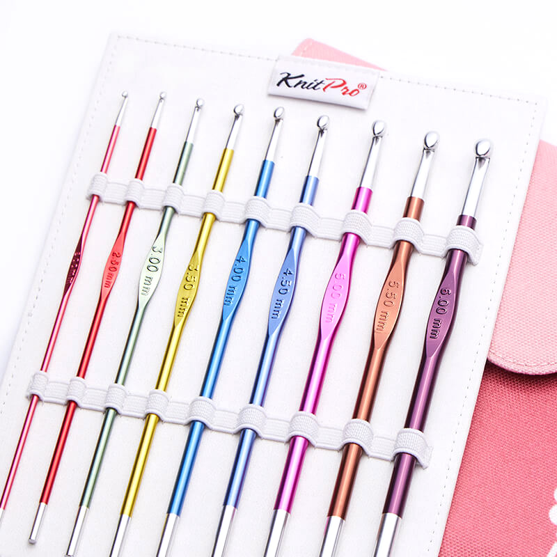 knit pro zing crochet hook set