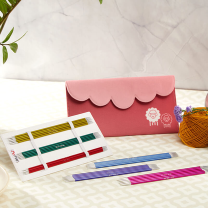 Knitpro Zing | Double pointed needles | starter set