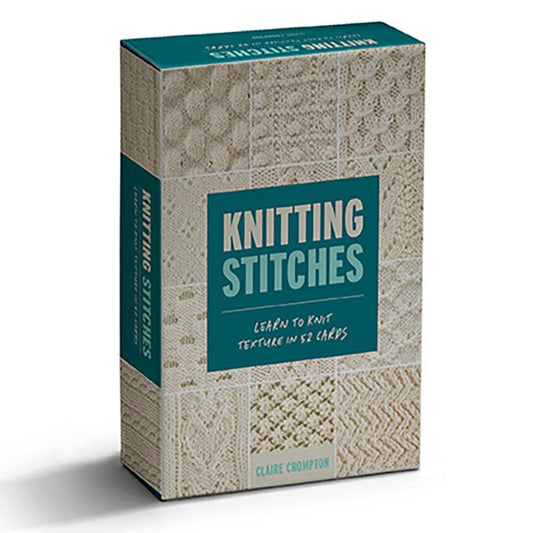 knitting stitch card deck - Claire Crompton