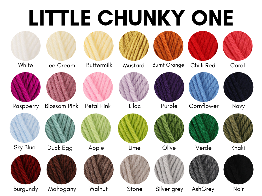 Little chunky one colour chart