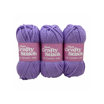 Lilac Super chunky yarn bundle