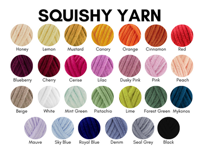 The squishy one colour chart