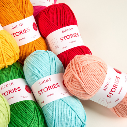 Sirdar Stories Chunky Yarn | Cotton Acrylic mix yarn
