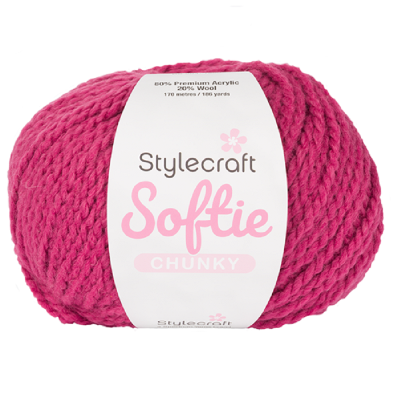 Stylecraft Softie yarn | 80% acrylic 20% wool | chunky soft yarn