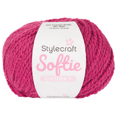 Stylecraft Softie yarn | 80% acrylic 20% wool | chunky soft yarn