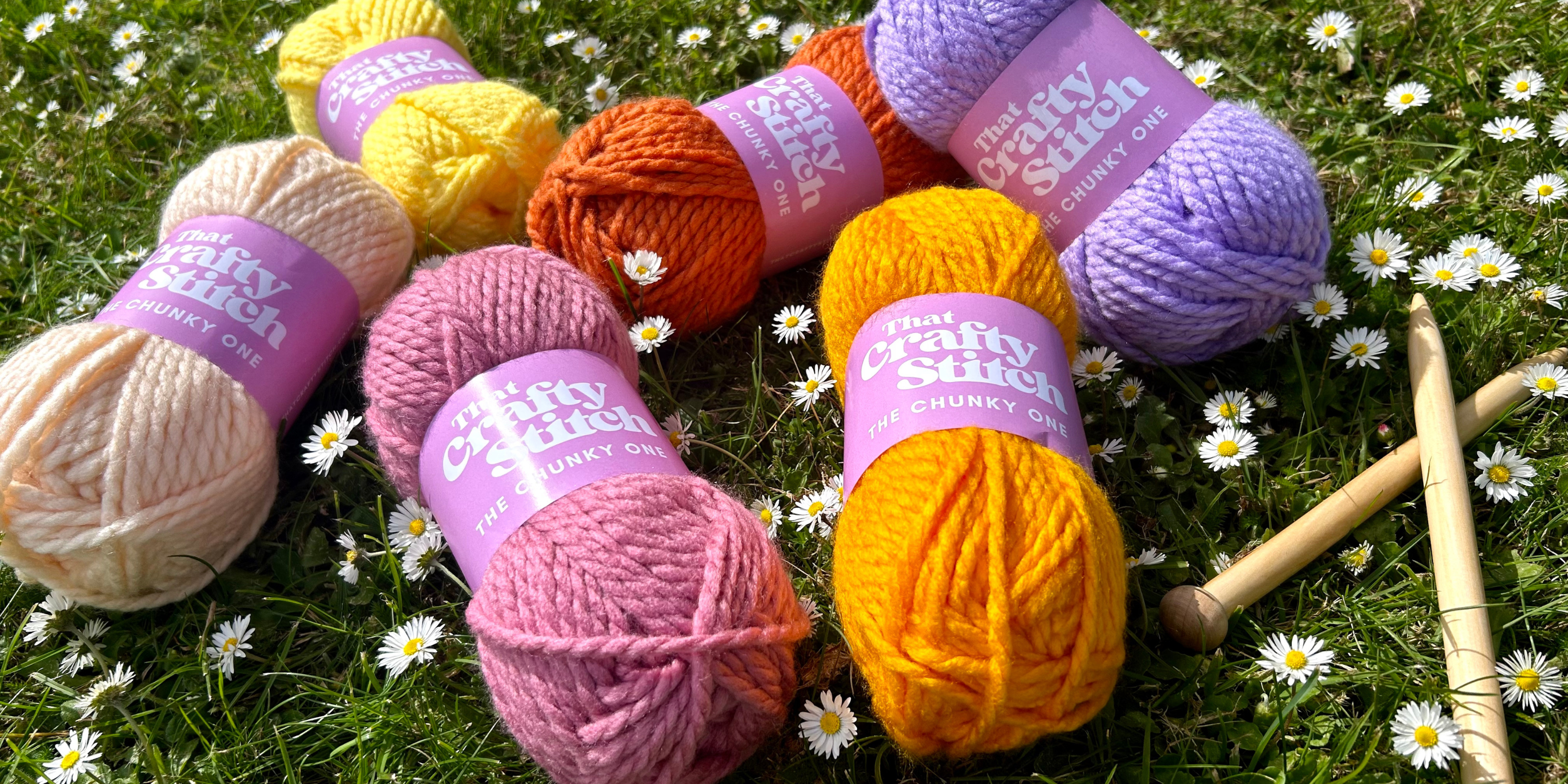super chunky acrylic yarn - new colours