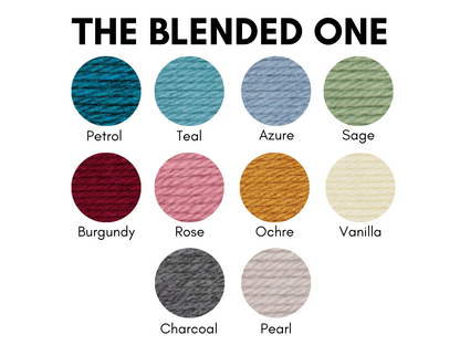 the blended one - super chunky wool blend yarn 