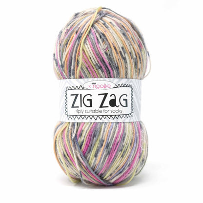 King cole Zig Zag sock yarn | 4-ply yarn