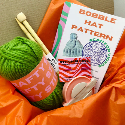 Bobble Hat Knit Kit